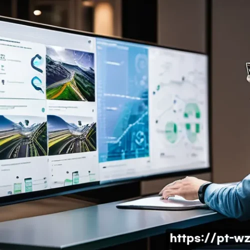 Home 30 MVP 개발을 위한 글로벌 트렌드 분석 - **AI and No-Code Revolutionizing MVP Development**
A vibrant, futuristic office space filled wit...