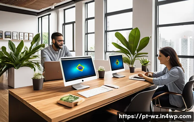 MVP 테스트 설계의 주요 요소 - A modern office scene in São Paulo, Brazil, featuring a diverse group of young professionals collabo...